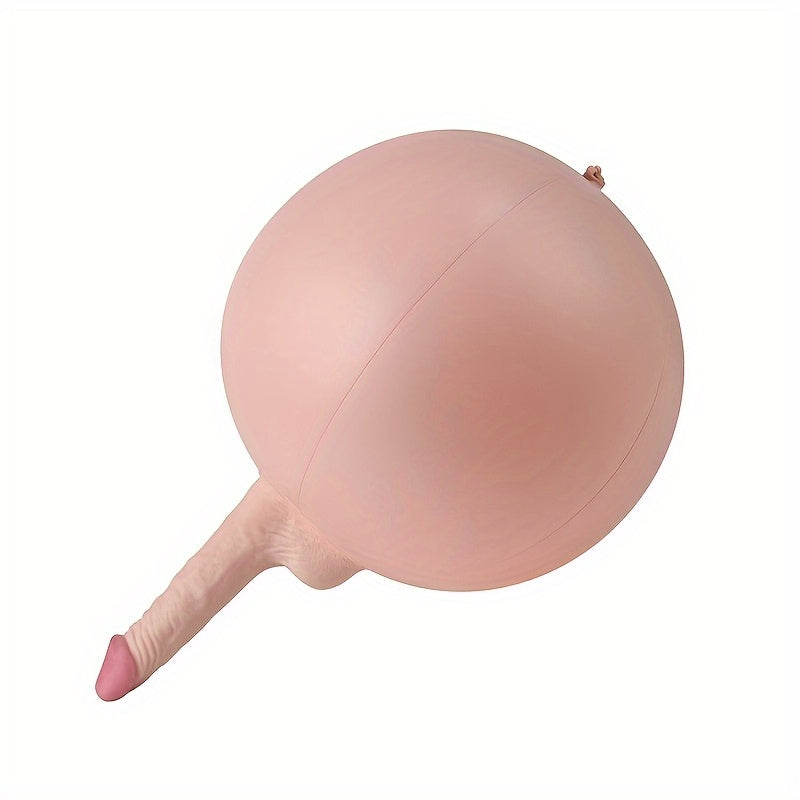 Inflatable Penis Ball with Foot Pump
