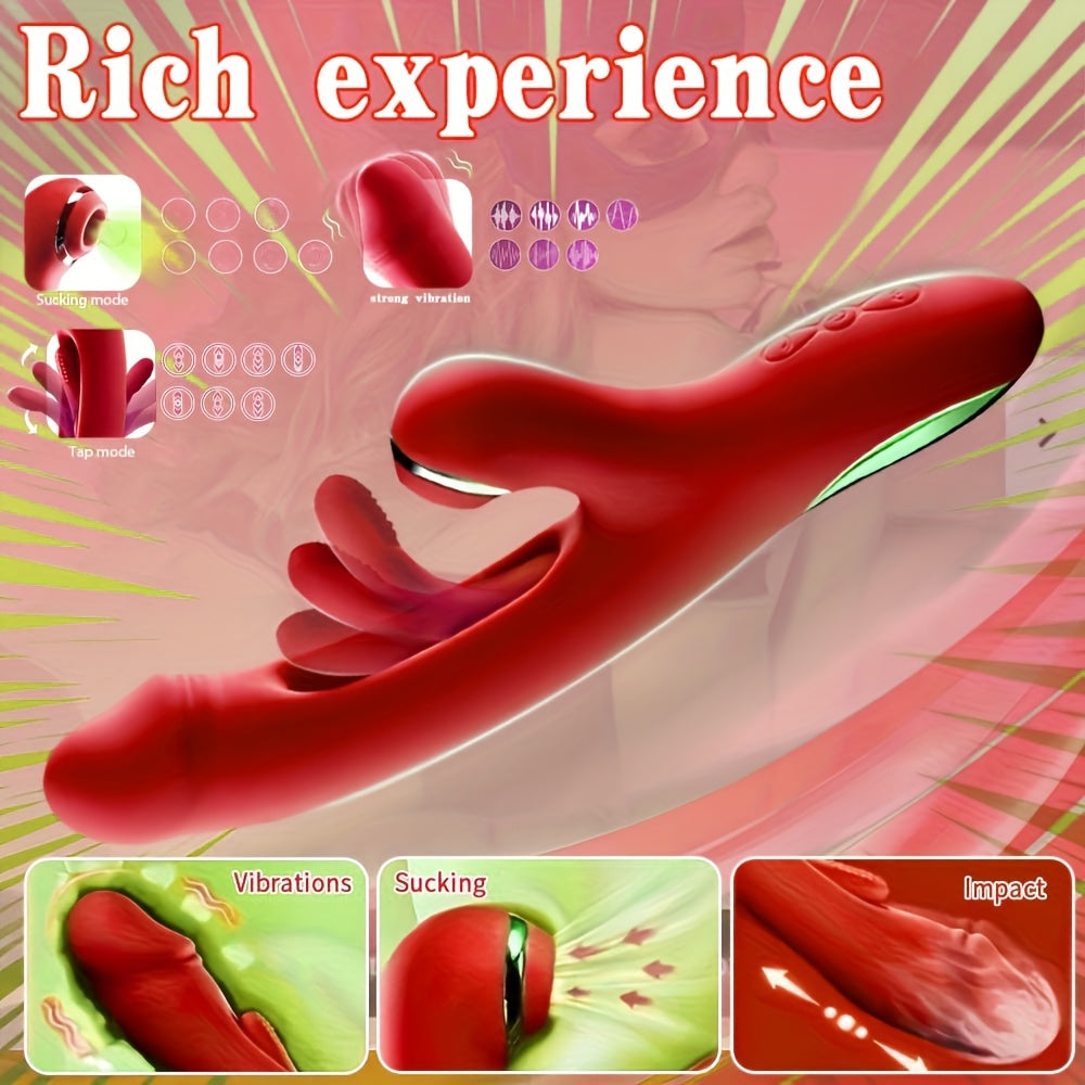 3-in-1 Mouth Slap Lick and Tongue Vibrator