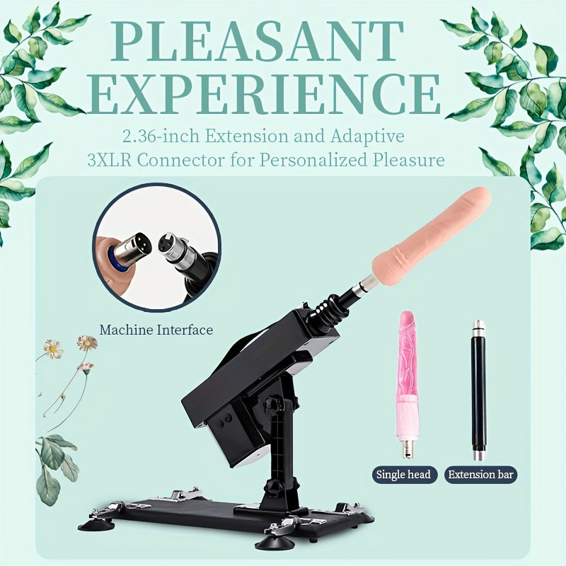 PinkEden's Sex Machine With 8 Attachments