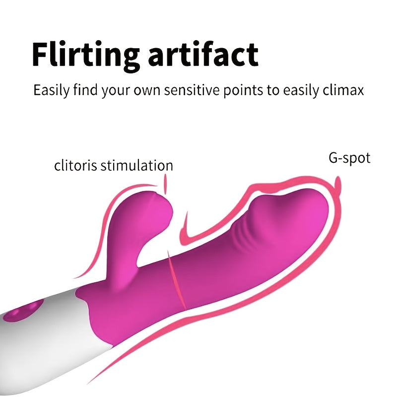 Pink & White Gams Rabbit Vibrator
