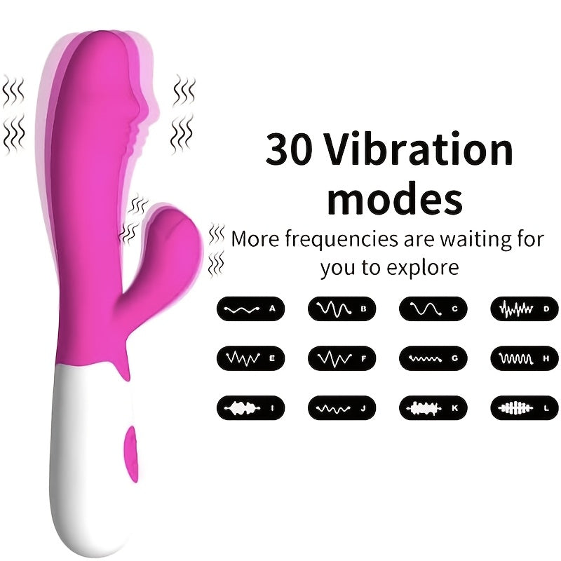 Pink & White Gams Rabbit Vibrator