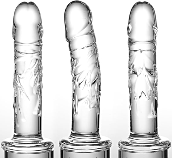 Crystal Clear Glass Dildo