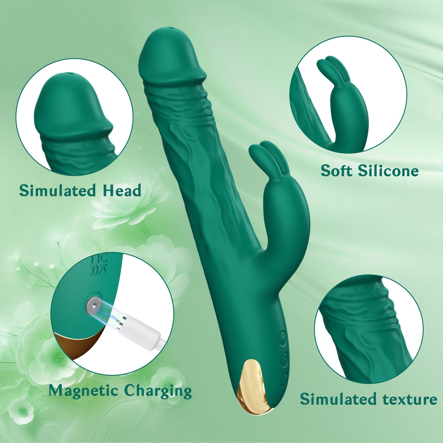 Green Rabbit G Spot Vibrator 1.0