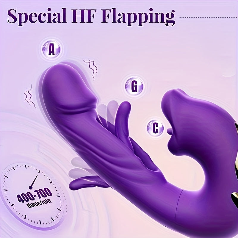 3-in-1 Mouth Slap Lick and Tongue Vibrator