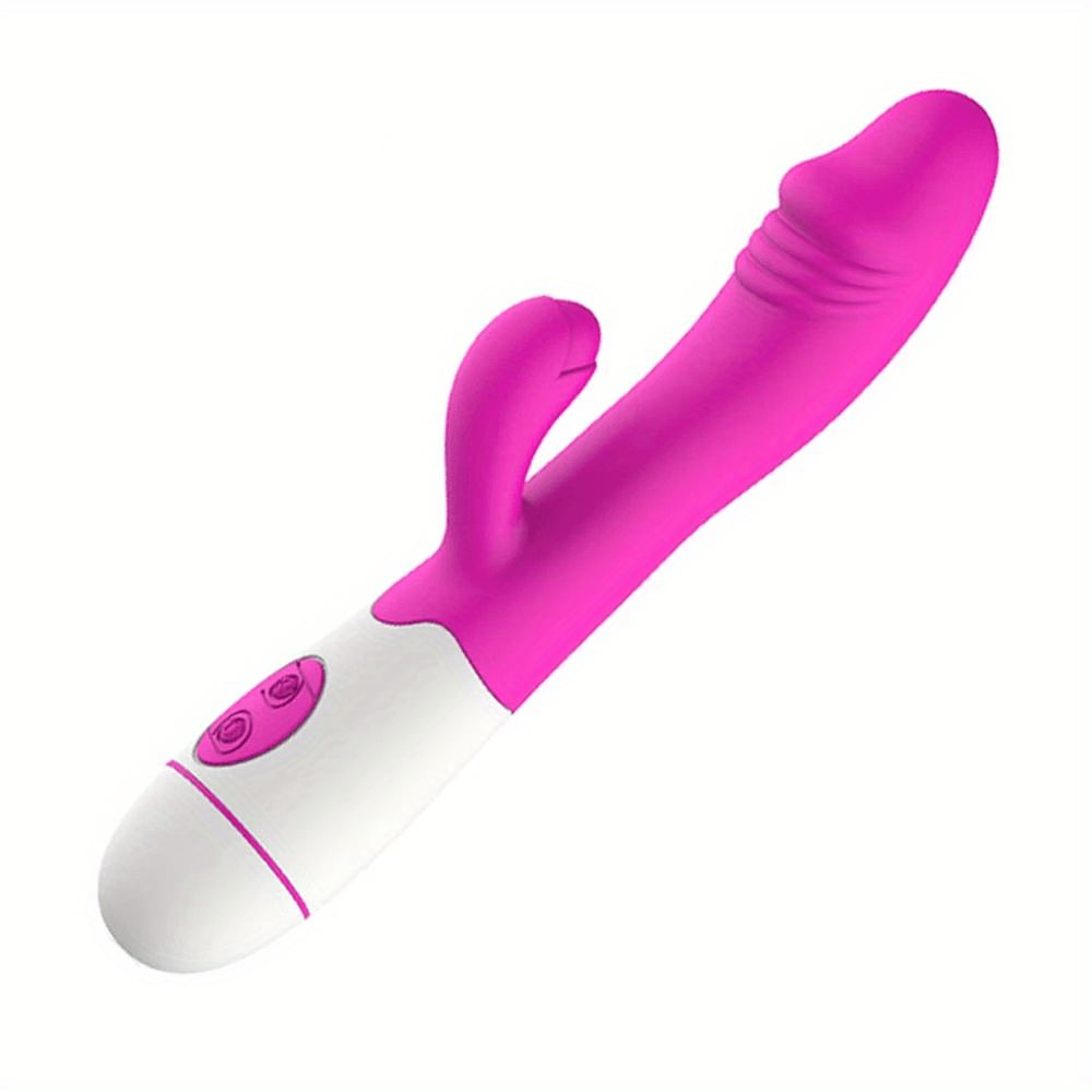 Pink & White Gams Rabbit Vibrator