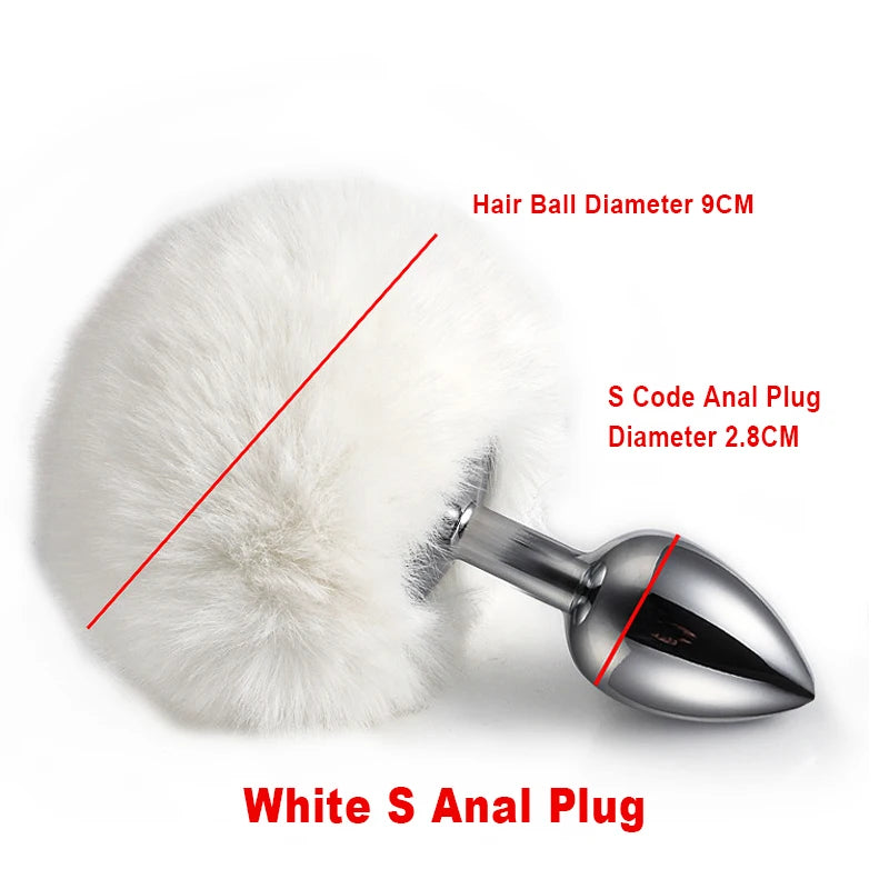 Bunny Tail Anal plugs