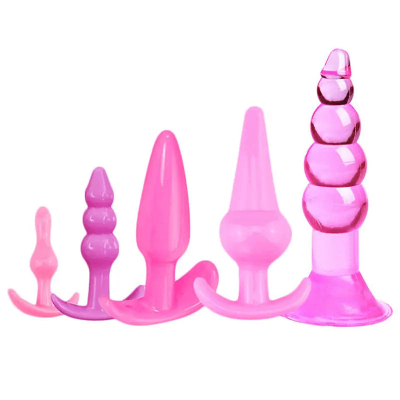 Silicone Butt Plug Set