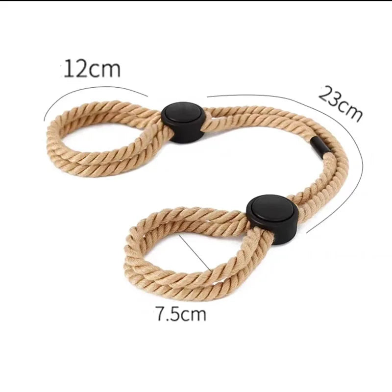 Playful Cotton Rope Cuffs