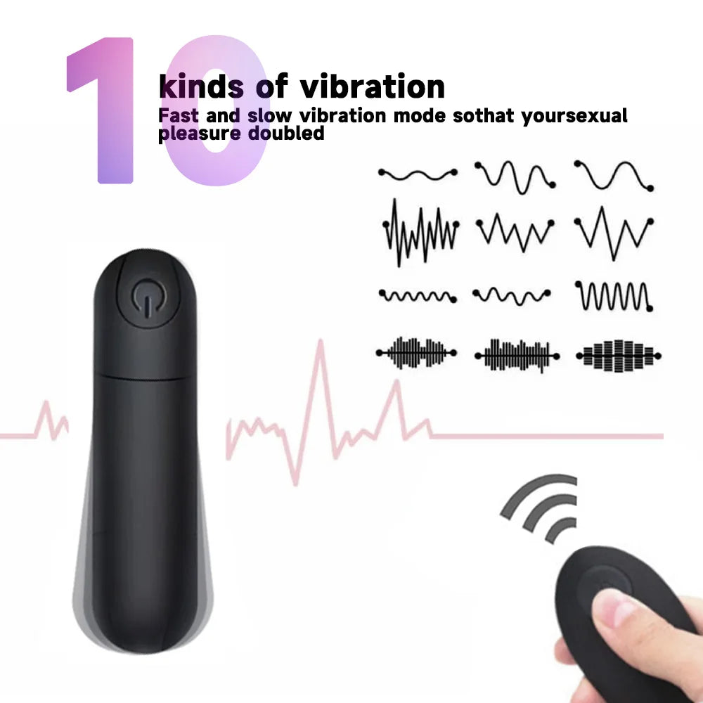 Mini Remote Control G-String Vibrator
