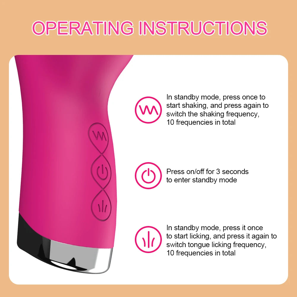 Tongue Licking Vibrator 4.0