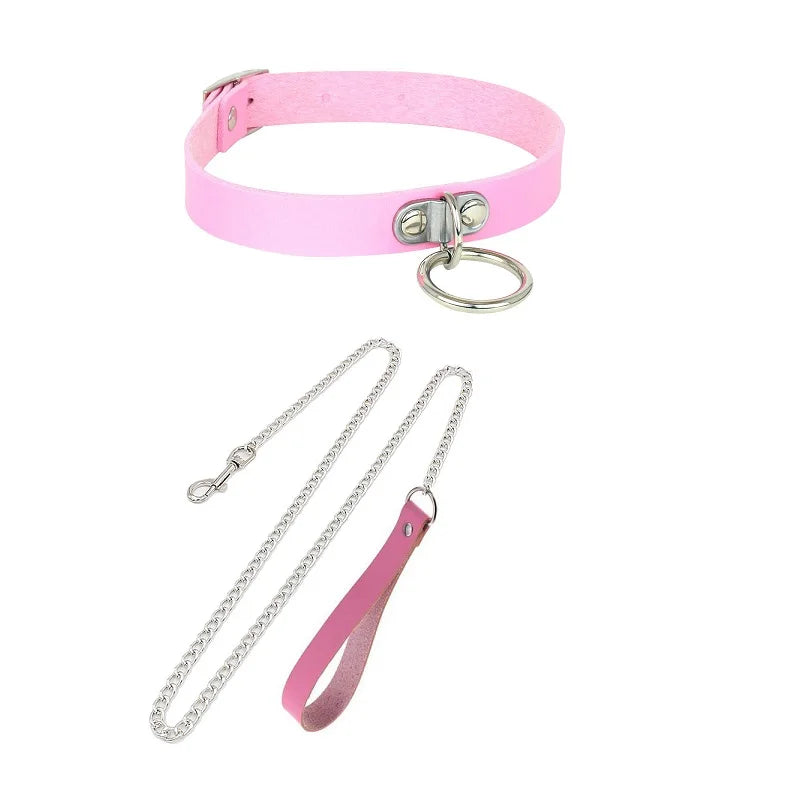 Necklace Collar Leather 3.0