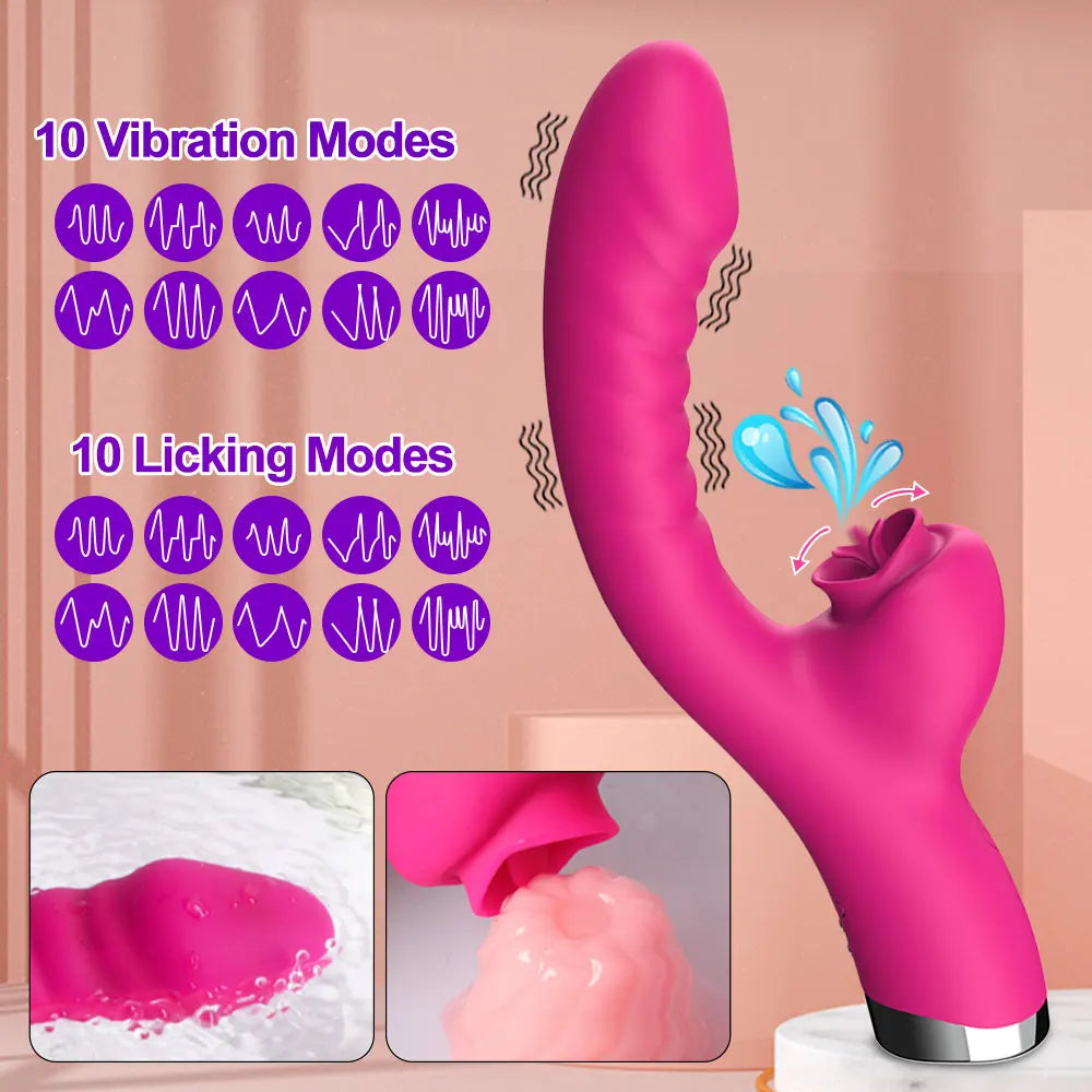 Tongue Licking Vibrator 4.0