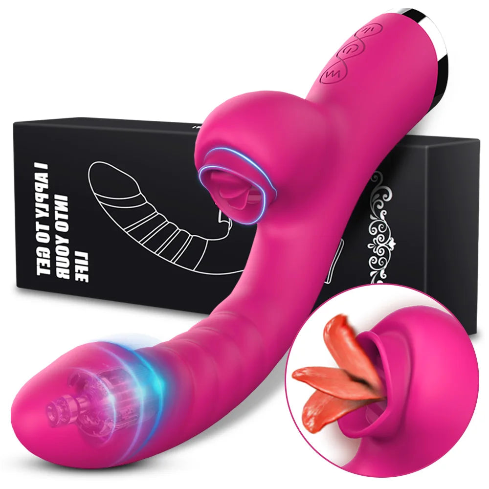 Tongue Licking Vibrator 4.0