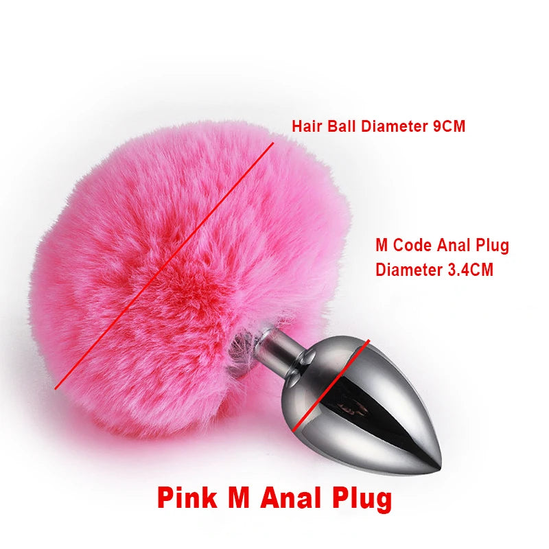 Bunny Tail Anal plugs