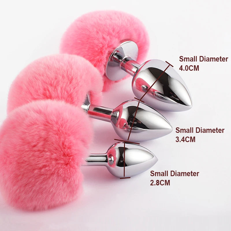 Bunny Tail Anal plugs