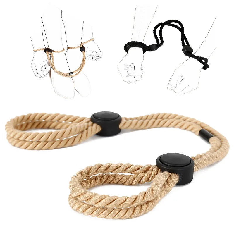 Playful Cotton Rope Cuffs