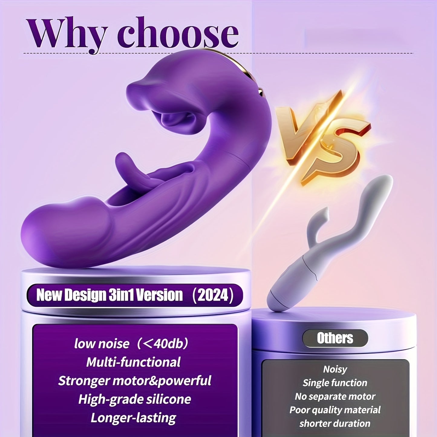3-in-1 Mouth Slap Lick and Tongue Vibrator