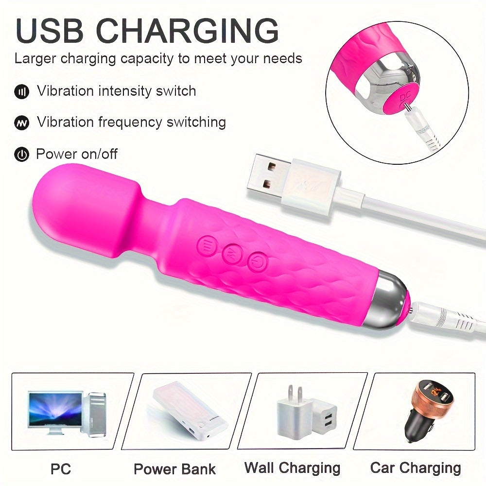 PinkEden's Magic Wand With 20 Vibration Modes