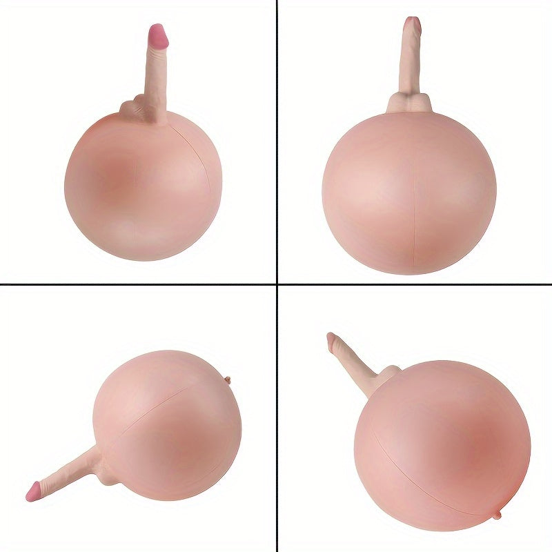 Inflatable Penis Ball with Foot Pump