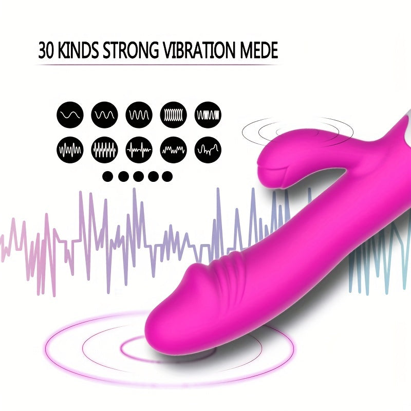Pink & White Gams Rabbit Vibrator