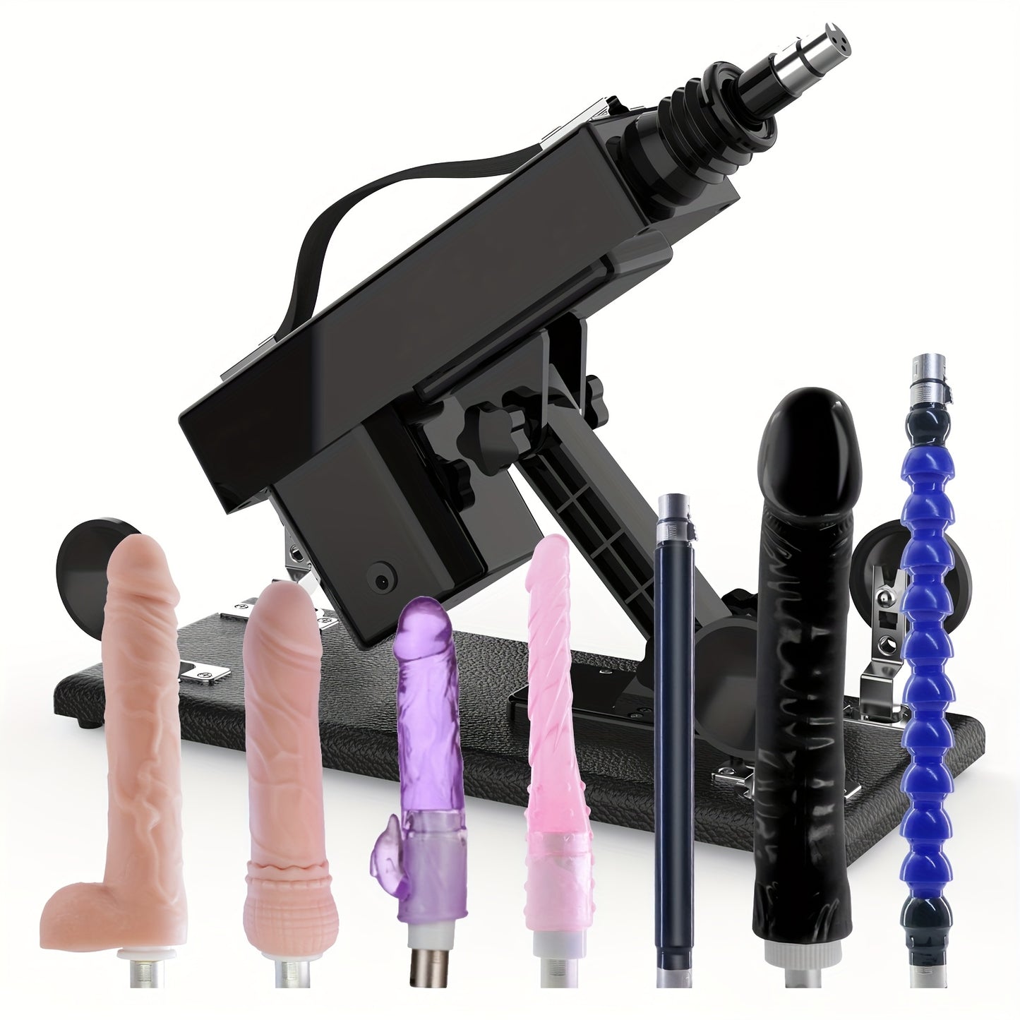 PinkEden's Sex Machine With 7 Attachments