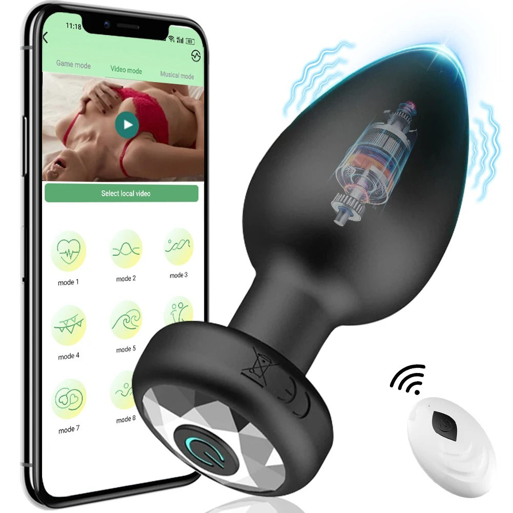Vibrating Anal Butt Plug 4000