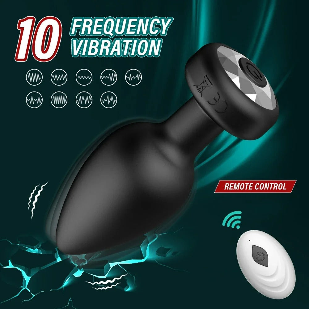 Vibrating Anal Butt Plug 4000
