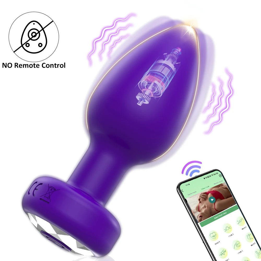 Vibrating Anal Butt Plug 4000