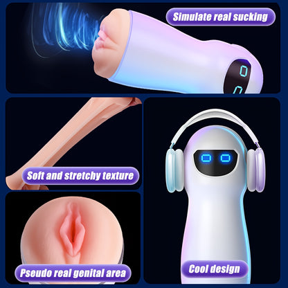 Male Penis Endurance Exerciser With Headphones