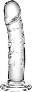 Crystal Clear Glass Dildo