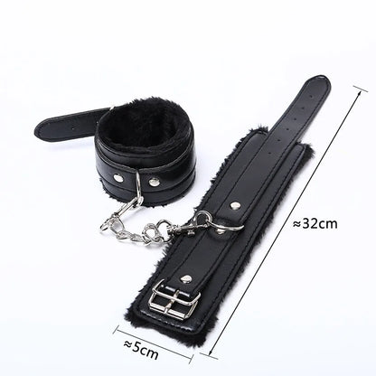 Erotic Fur Handcuffs