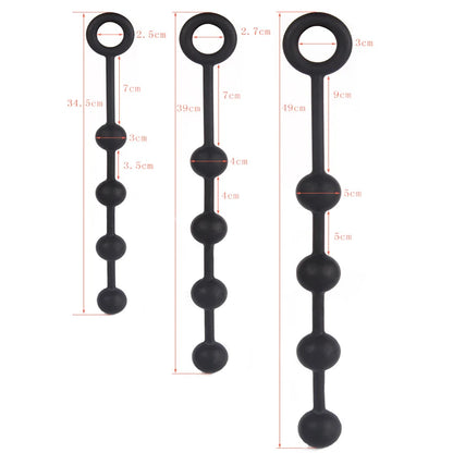 Black Anal Beads 1.0