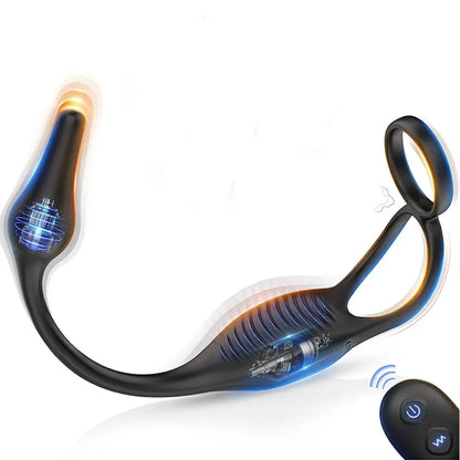 Vibrating Anal Plug With Remote Control
