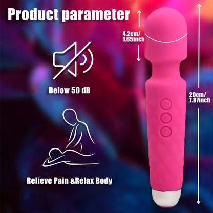 PinkEden's Magic Wand With 20 Vibration Modes