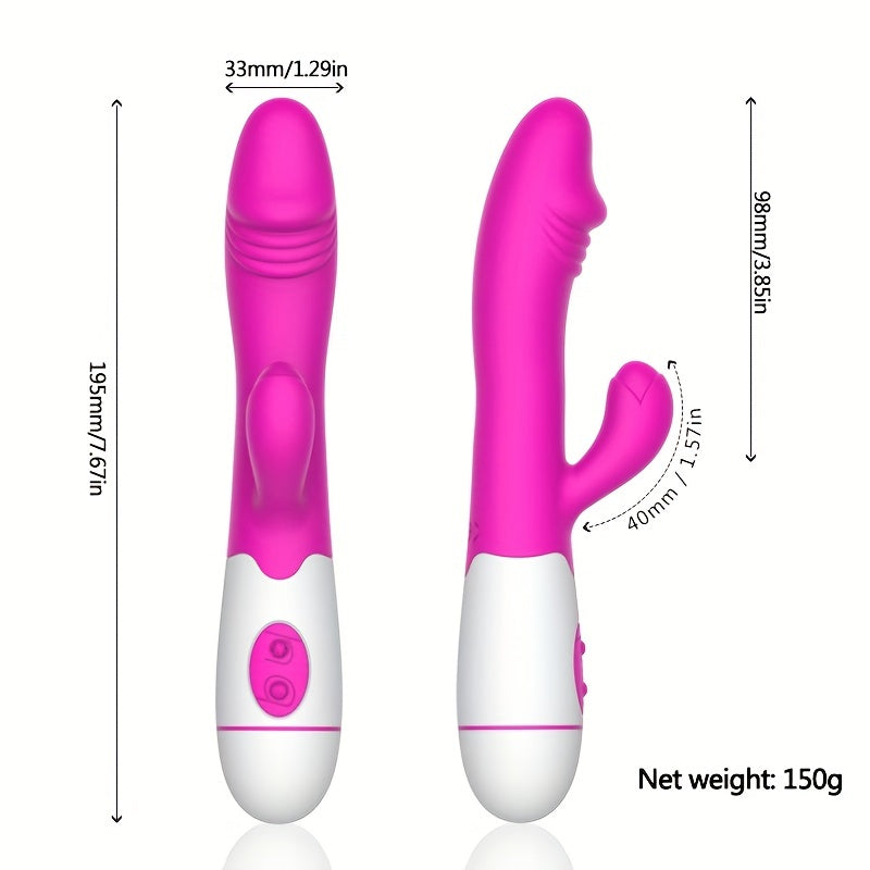 Pink & White Gams Rabbit Vibrator