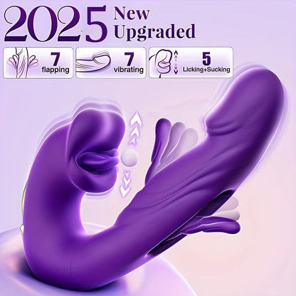 3-in-1 Mouth Slap Lick and Tongue Vibrator