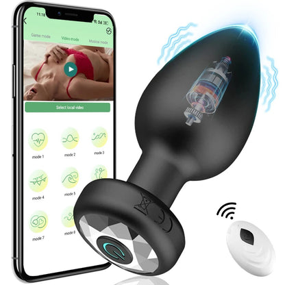 Vibrating Anal Butt Plug 4000