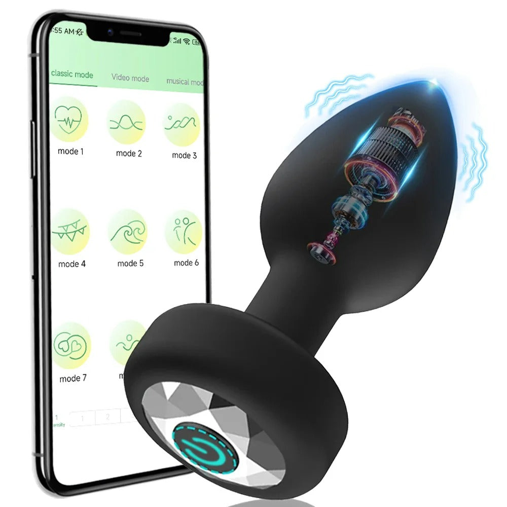 Vibrating Anal Butt Plug 4000