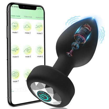 Vibrating Anal Butt Plug 4000